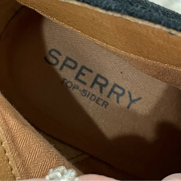 Sperry Women’s 8.5 Top Sider Stella Black Genuine Suede Lace Up Wedge Heel Boot - Picture 8 of 9